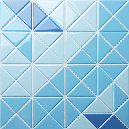 Santorini Blossom TR-SA-TBL2,Triângulo mosaico, Triângulo mosaico, triângulo mosaico peças, piscina mosaicos
