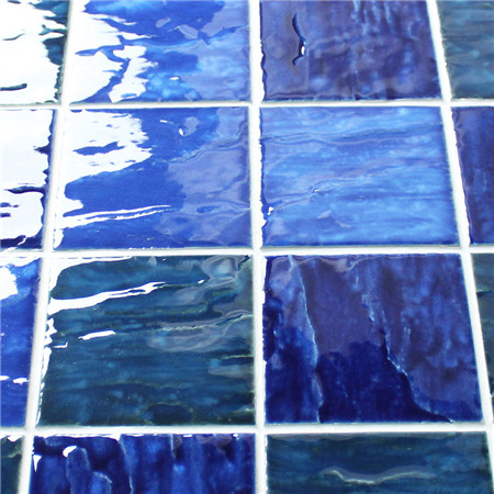 Волна Синий Смешанный BCP002,Мозаика плитка, мозаика плитка дешево, Керамическая мозаика, плитка бассейн поставок