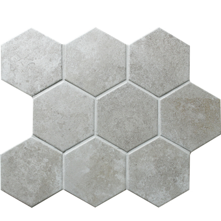 Hexagon Tile Matte Ceramic BCZ910,Ceramic mosaic tiles, Ceramic mosaic flooring, Ceramic mosaic floor tiles, 
