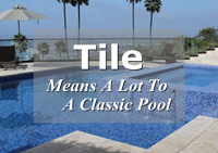 Tile Means A Lot To A Classic Pool-pool mosaic tiles, classic pool and tile, glass mosaic pool tiles