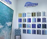 Share For Better: Look Back To Bluwhale Tile At Pool Spa Expo 2018-Wholesale pool tiles, Pool tile company, Swimming pool mosaic tiles