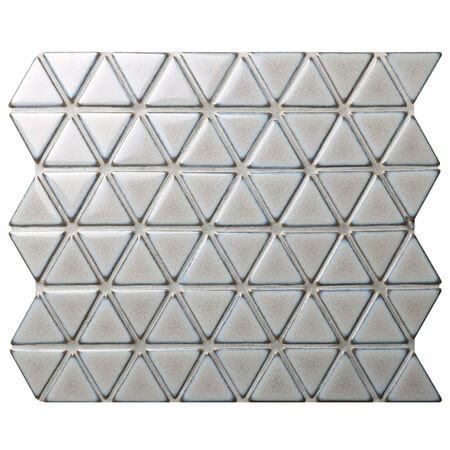 Triángulo gris claro BCZ312A,gris mosaico azulejos cuarto de baño, azulejos de mosaico para las paredes de la ducha, azulejo de mosaico de porcelana salpicadero