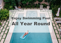 Profitez de votre piscine tout au long de l\'année-toute l\'année conception de piscine, tuiles de piscine en ligne, Blue Pool Tiles à vendre