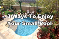 3 façons de profiter de votre petite piscine-conception de petite piscine, petite piscine d'arrière-cour, tuile de mosaïque pour la petite piscine