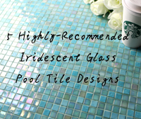 5 conceptions de tuile en verre iridescent fortement recommandées de piscine-tuile de piscine en verre irisé, carreaux de mosaïque irisé, tuile de verre irisé, tuiles de mosaïque de verre de piscine
