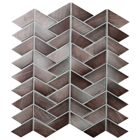 Polvo trapezoide gris BCZ932A,azulejos grises del mosaico, azulejos de la pared de la porcelana, azulejos de cocina del mosaico