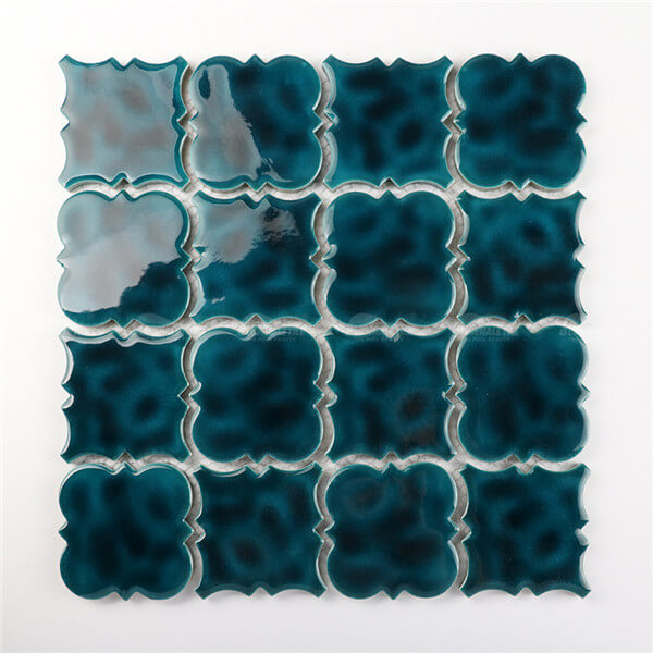 Arabeque bleu pâle BCZ601E2,carreaux de salle de bains en mosaïque, mosaïque arabesque, fabricants de tuiles de piscine