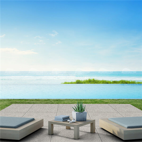 Cubierta de la piscina de 18mm ZME7902,pavimentos exteriores, azulejos al aire libre para jardín, baldosas de espesor exterior