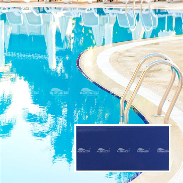 Tuile bleue BCZB601,Tuile de piscine, Tuile de piscine, Tuile de piscine en céramique