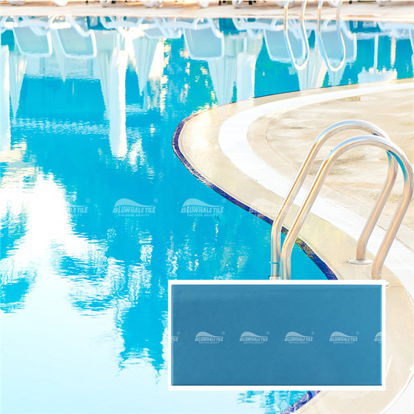 Telha azul BCZB602,Azulejo para piscina, Azulejos para piscina azul, Azulejos para piscina