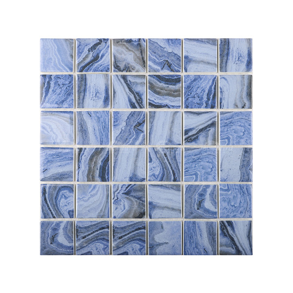 Vidro reciclado GKOM9901,azulejo de linha d\'água, azulejo de vidro reciclado 2x2, ideias de design de azulejos de piscina