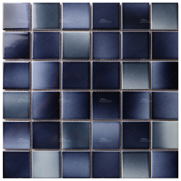 48x48mm Square Glossy Porcelain Gradient Blue KGA1903,swimming pool tiles,blue pool tiles,square pool tiles,swimming pool tile suppliers