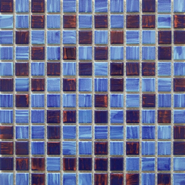 22x22mm Square Porcelain Gradient Blue CGG006A,pool tiles,blue swimming pool mosaic tiles,mosaic pool tiles blue
