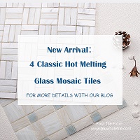 New Arrival: 4 Classic Hot Melting Glass Mosaic Tiles-glass mosaic pool tiles sydney, glass mosaic for sale, glass mosaic tiles