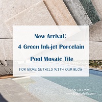 3 New Square Inkjet Marble Look Matte Porcelain Pool Mosaic Tiles-Pool Mosaic Tile, swimming pool tiles, marble look porcelain tiles, tile manufacturer philippines